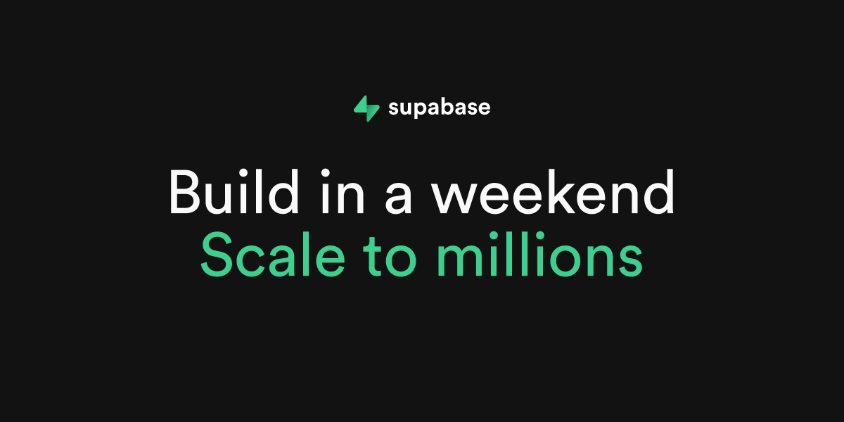 Supabase | The Postgres Development Platform preview