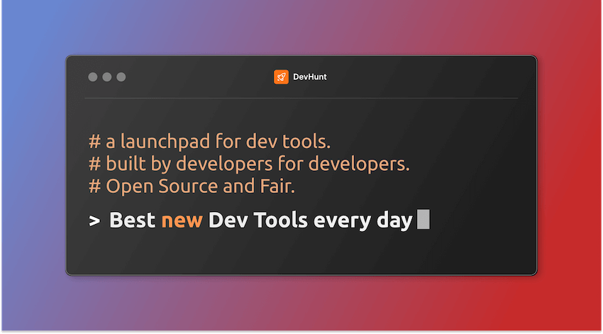 Dev Hunt preview