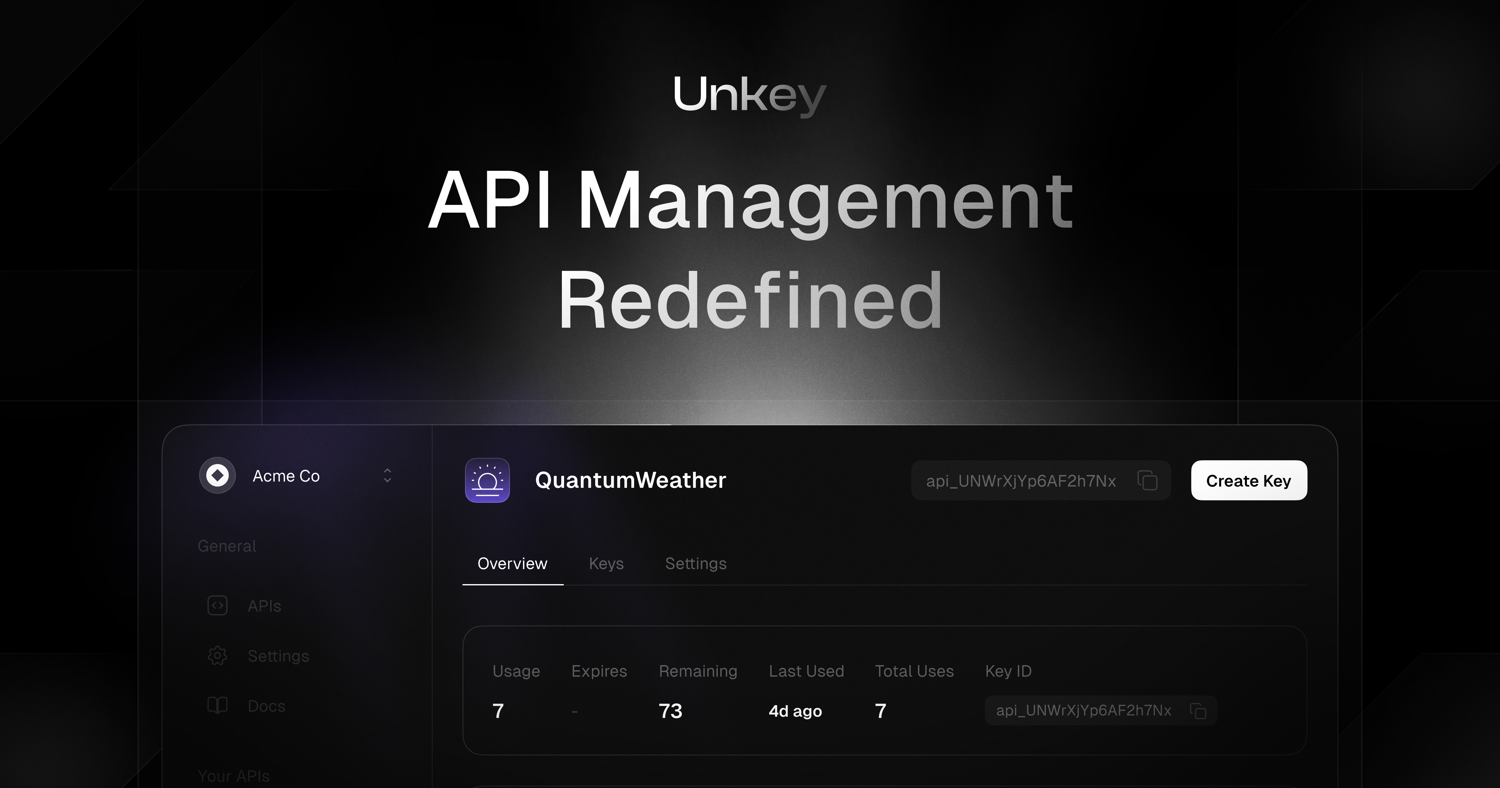 Unkey preview