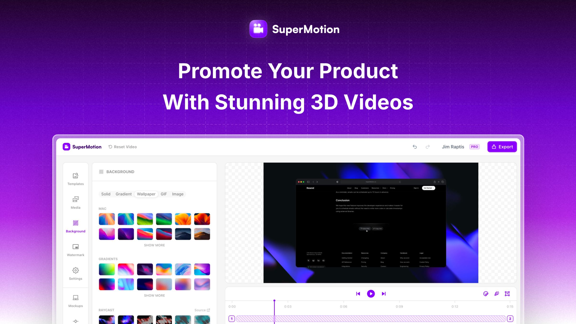 SuperMotion preview