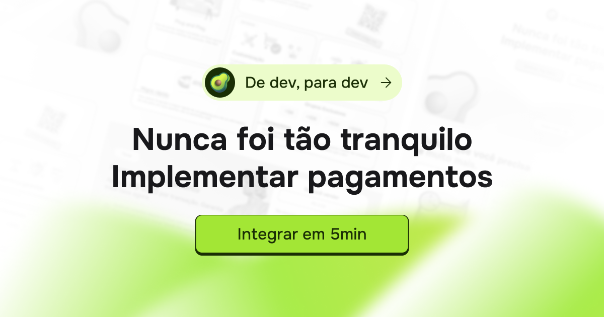 AbacatePay - Gateway de Pagamento preview