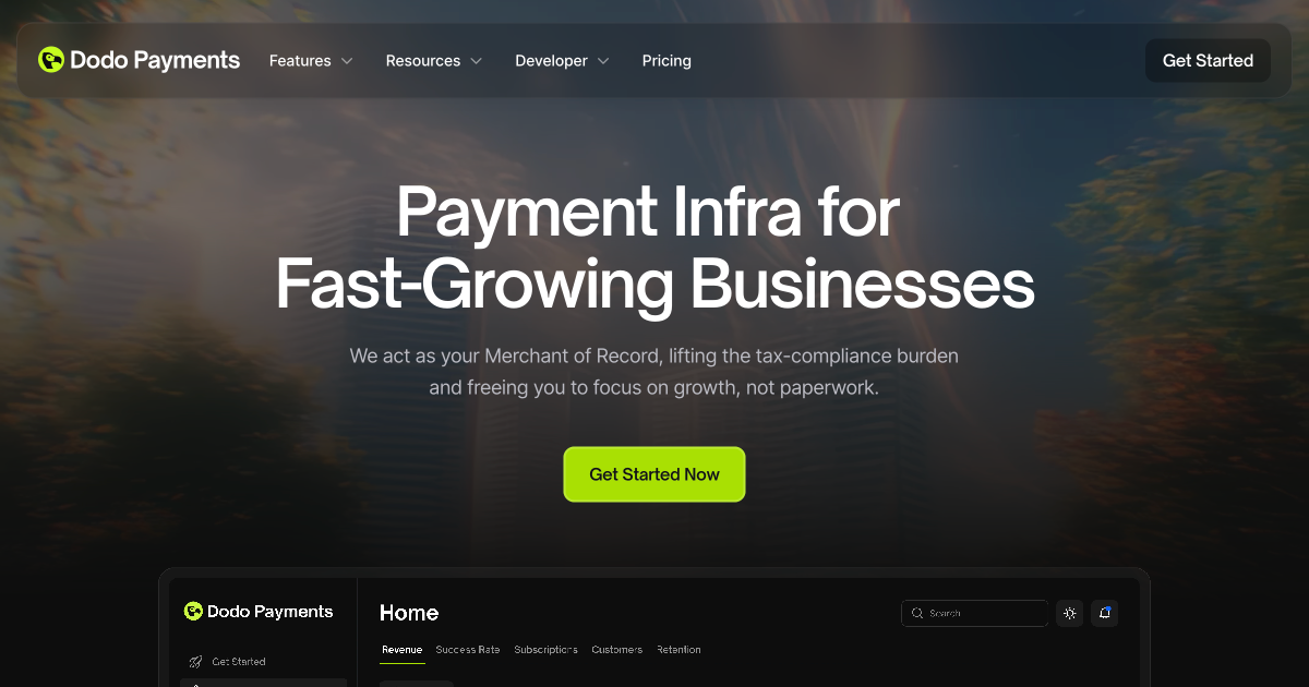 Dodo Payments preview